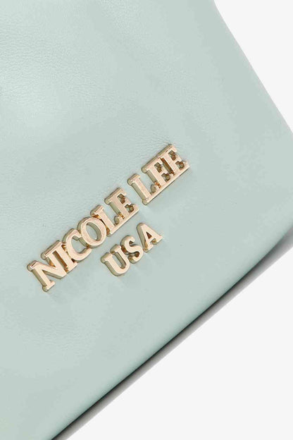 Nicole Lee USA Faux Leather Pouch 