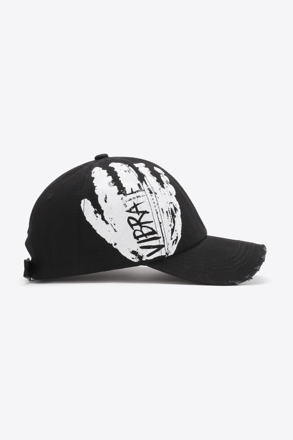 VIBRA Graphic Distressed Adjustable Baseball Cap 