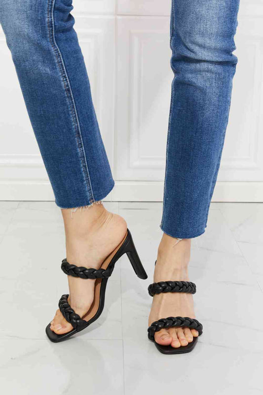 In Love Block Heel Sandal - Black 