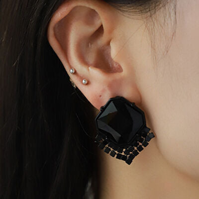 Zircon Geometric Earrings 