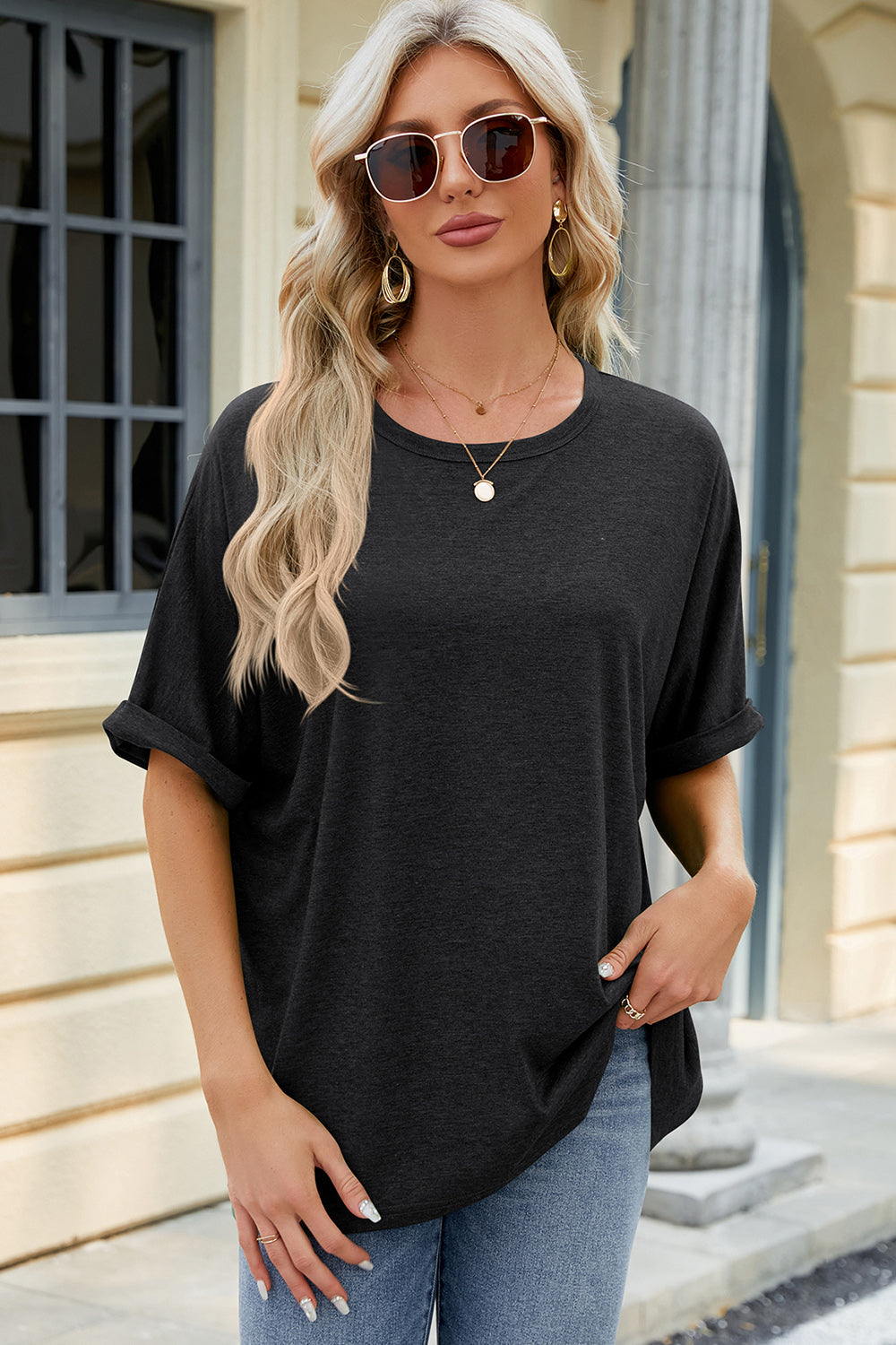 Round Neck Half Sleeve T-Shirt 