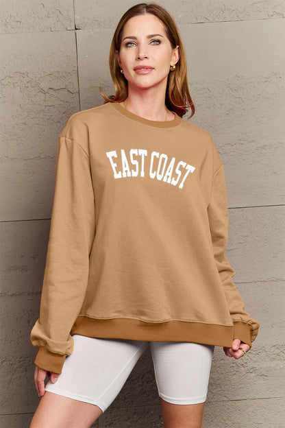 Simply Love Full Size EAST COAST Graphic Sweatshirt