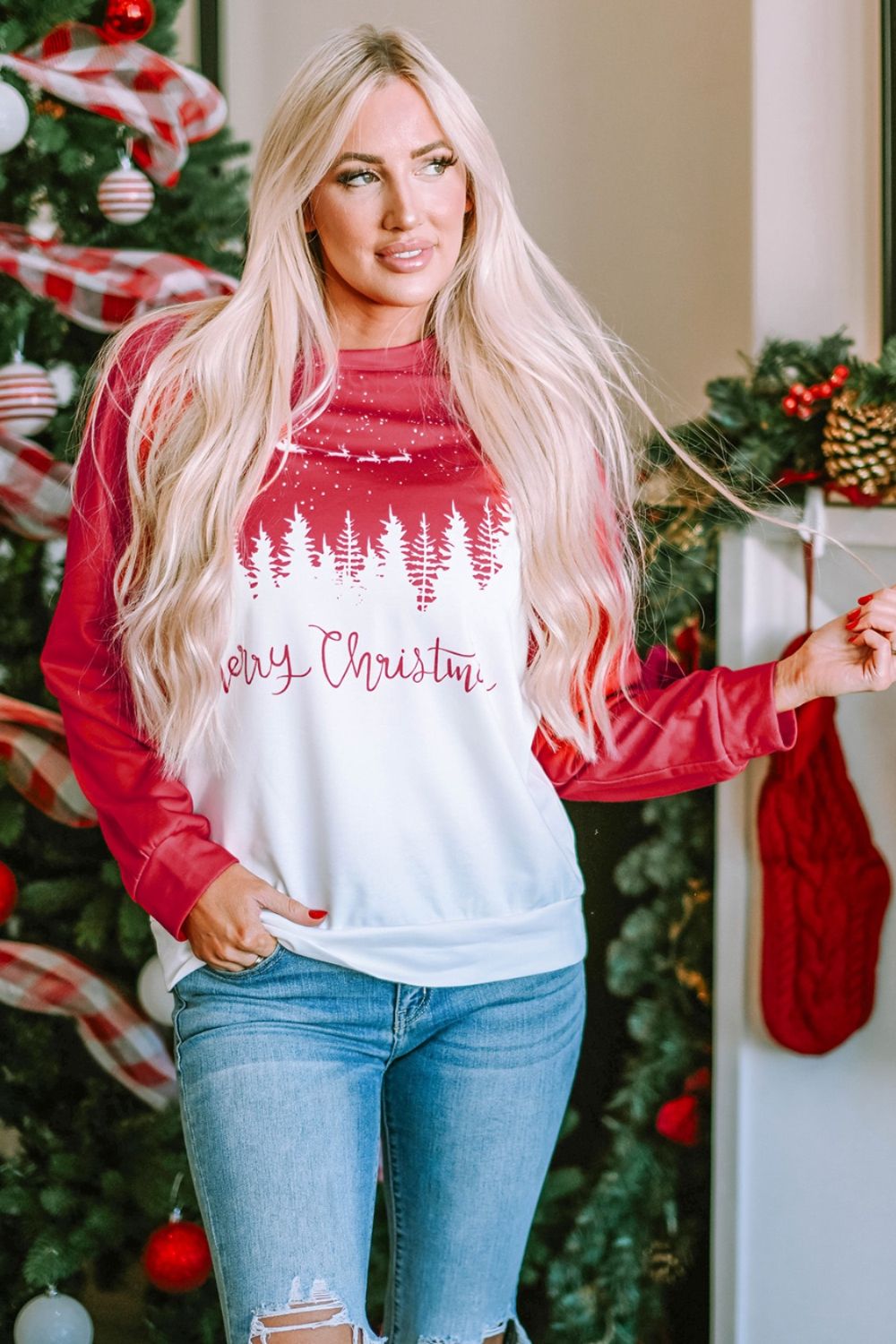 Christmas Element Long Sleeve Sweatshirt 