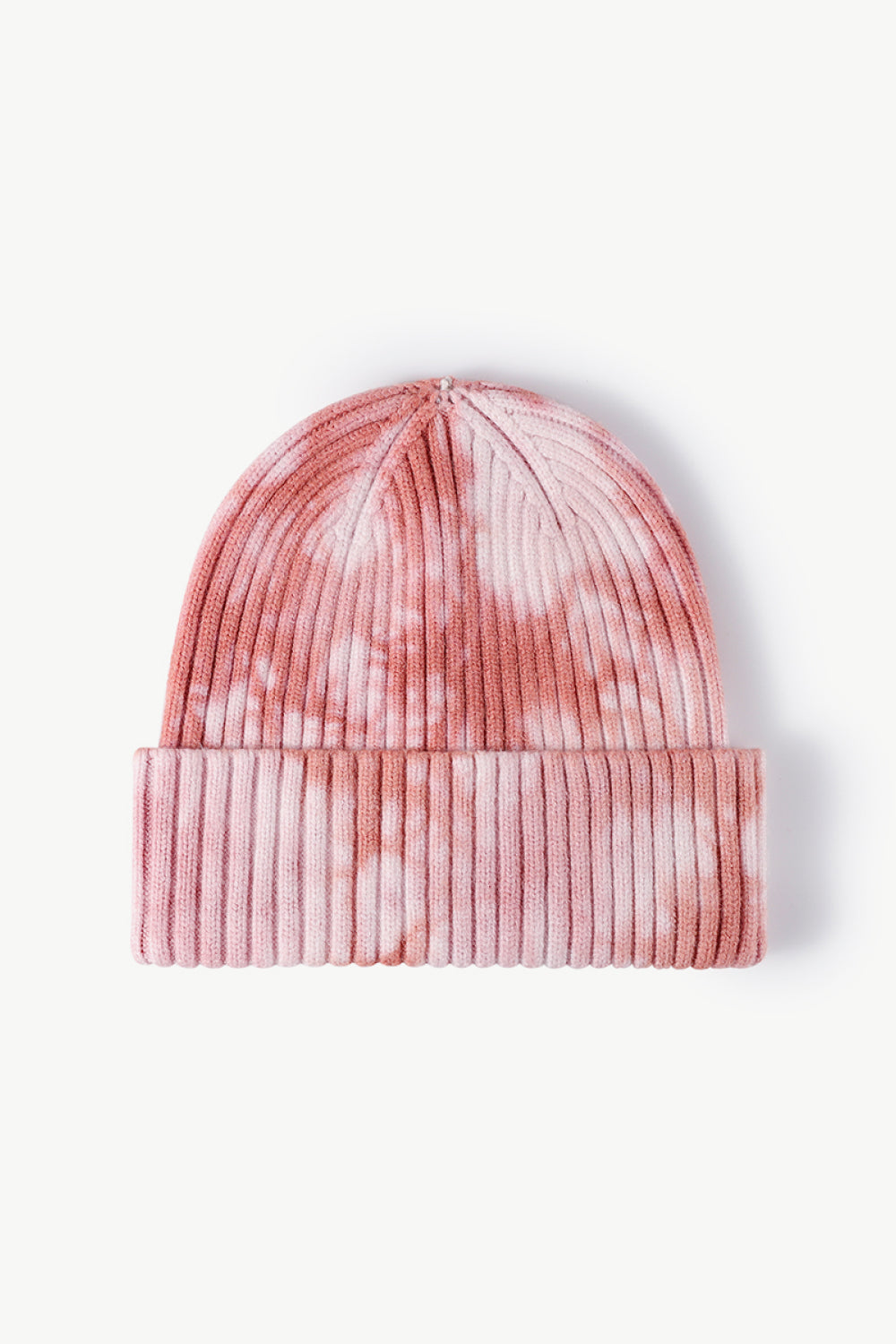 Tie-Dye Ribbed Cuffed Beanie - Babbazon hats