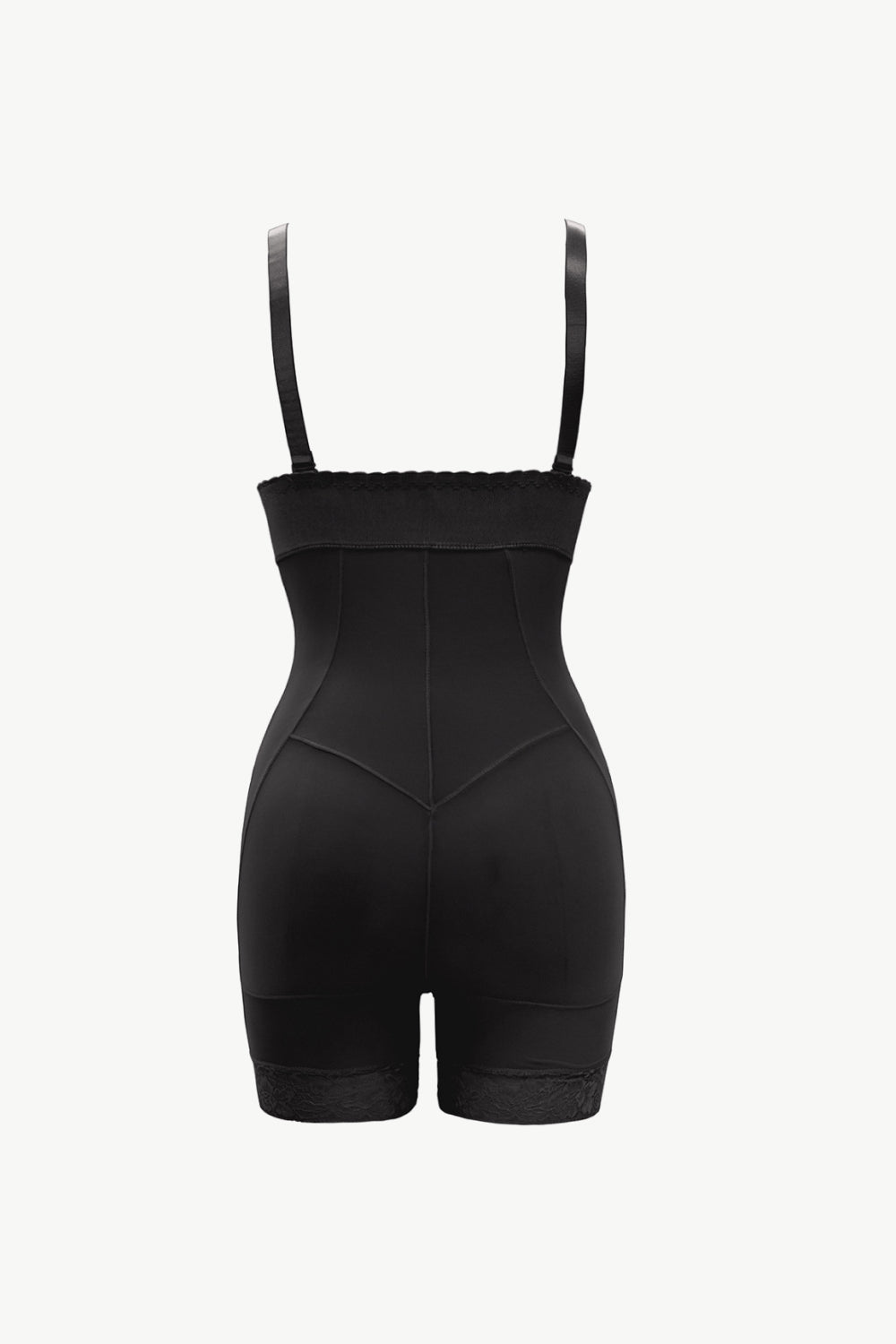 Full Size Zip Up Under-Bust Shaping Bodysuit 