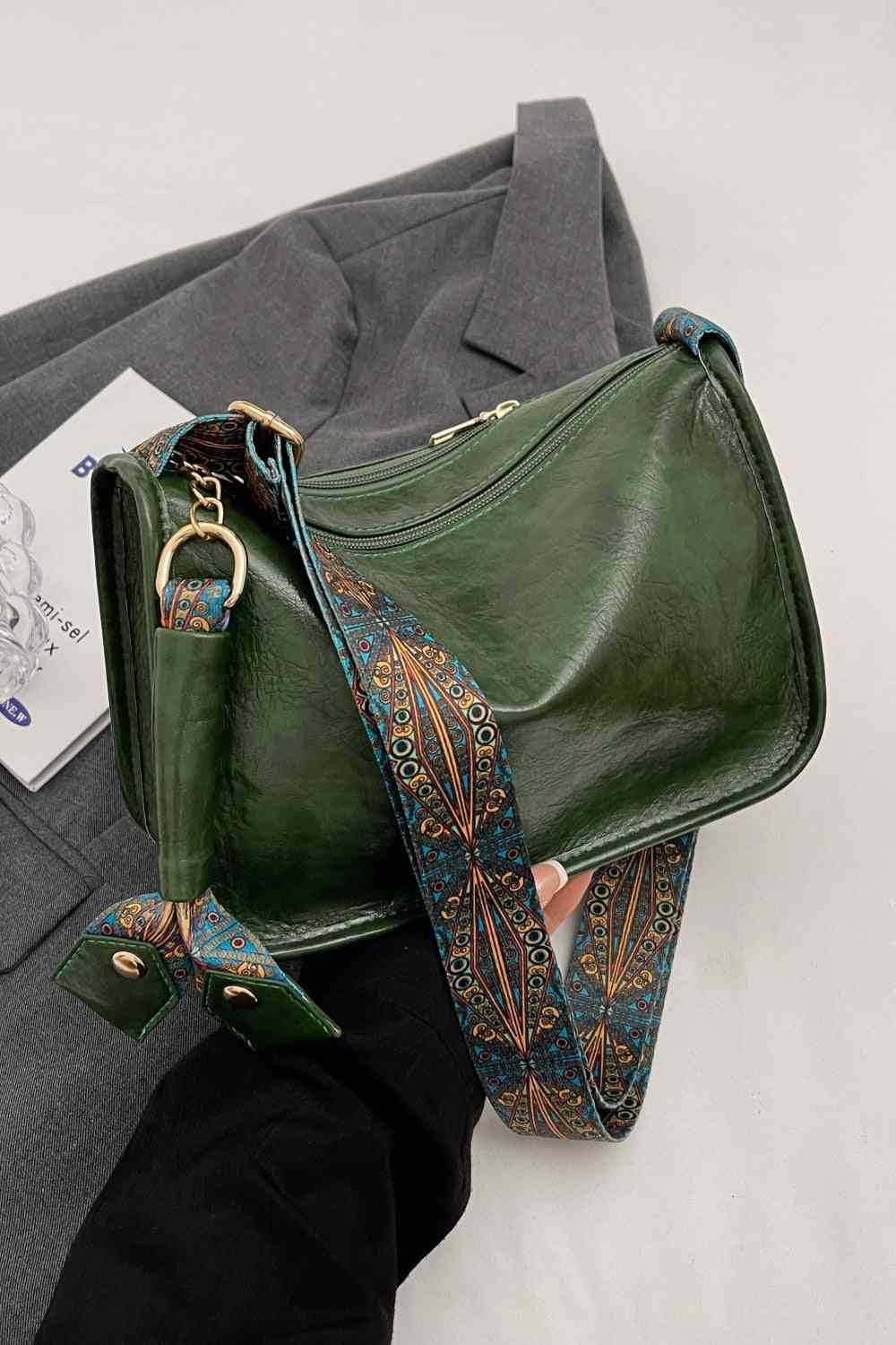 Adored PU Leather Shoulder Bag