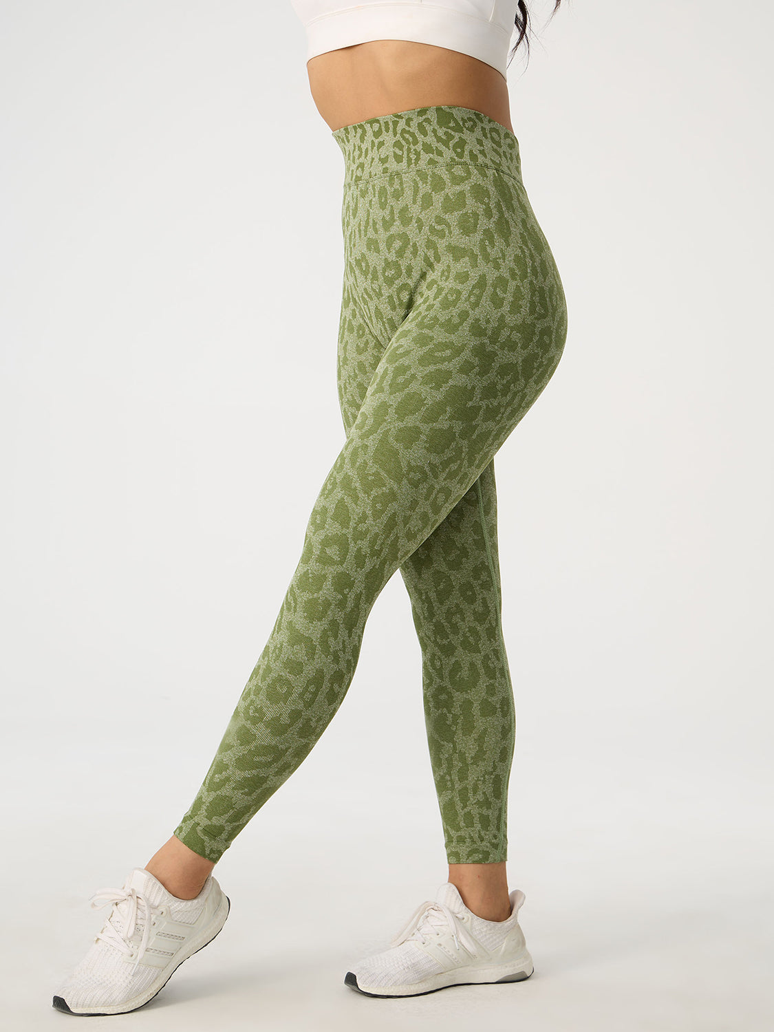 Leopard High Waist Active Pants 