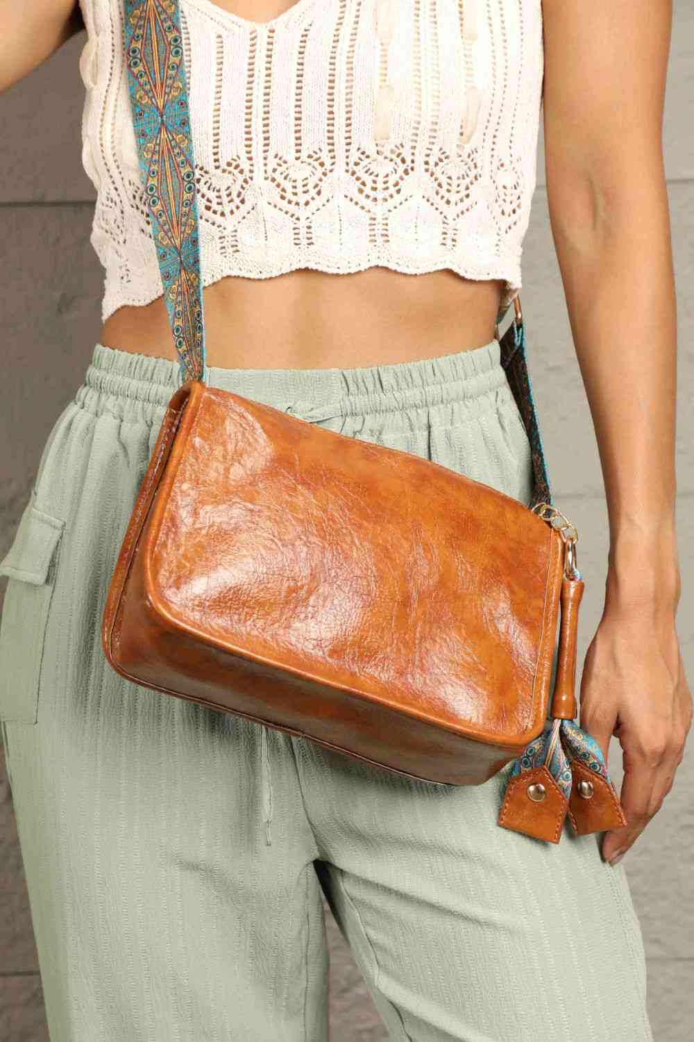 Adored PU Leather Shoulder Bag 