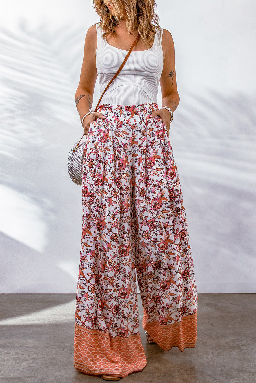 Bohemian Pleated Culottes - Babbazon