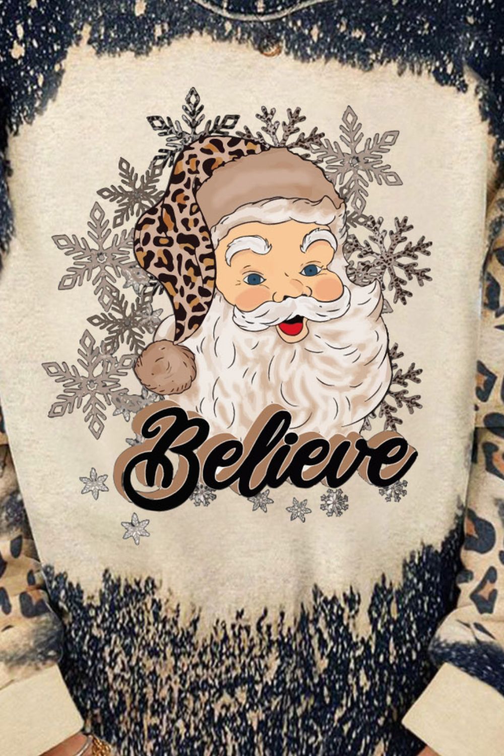 BELIEVE Santa Graphic Sweatshirt 