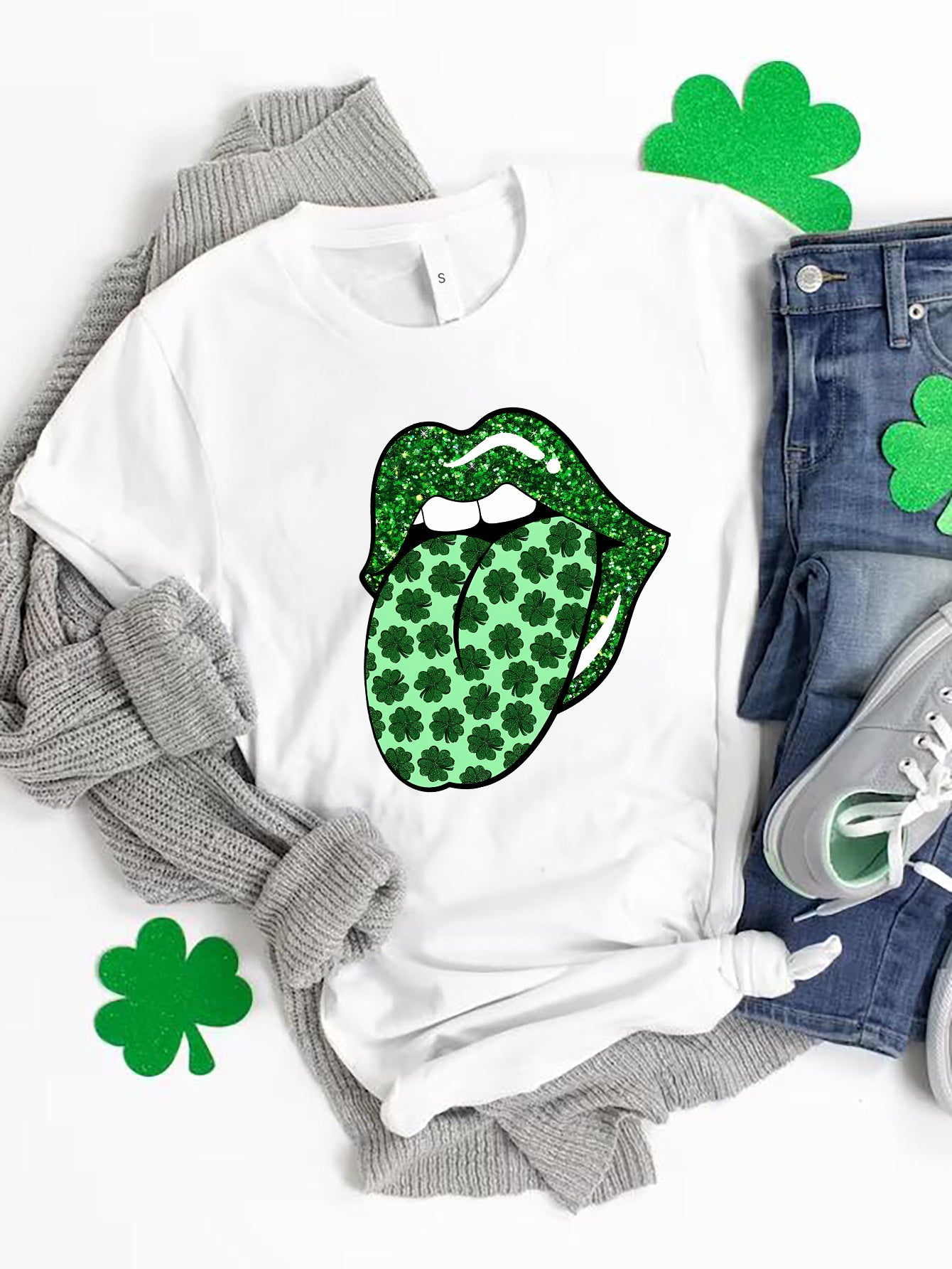 Saint Patrick's Day Round Neck T-Shirt 