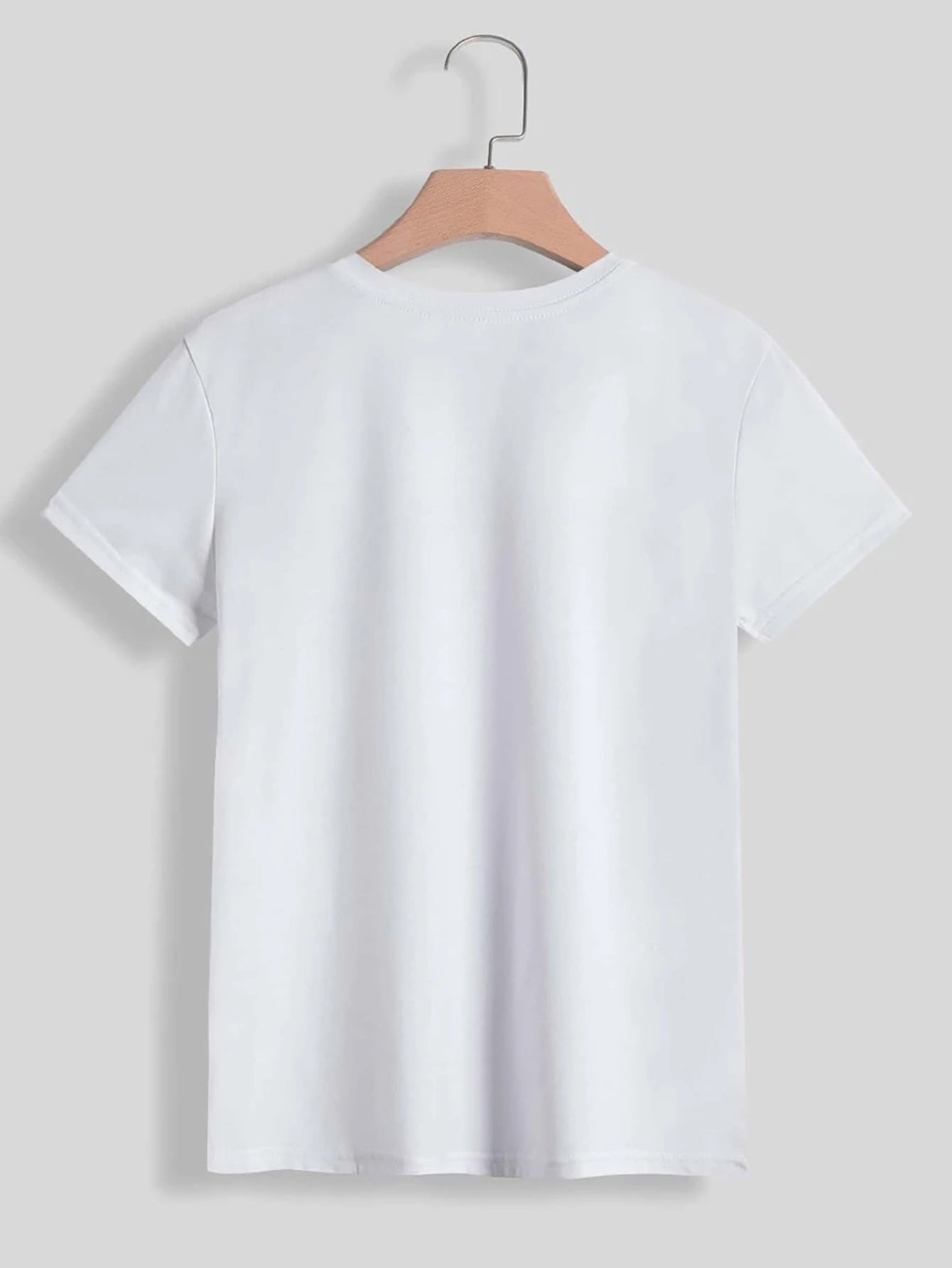 LUCKY Round Neck Short Sleeve T-Shirt 