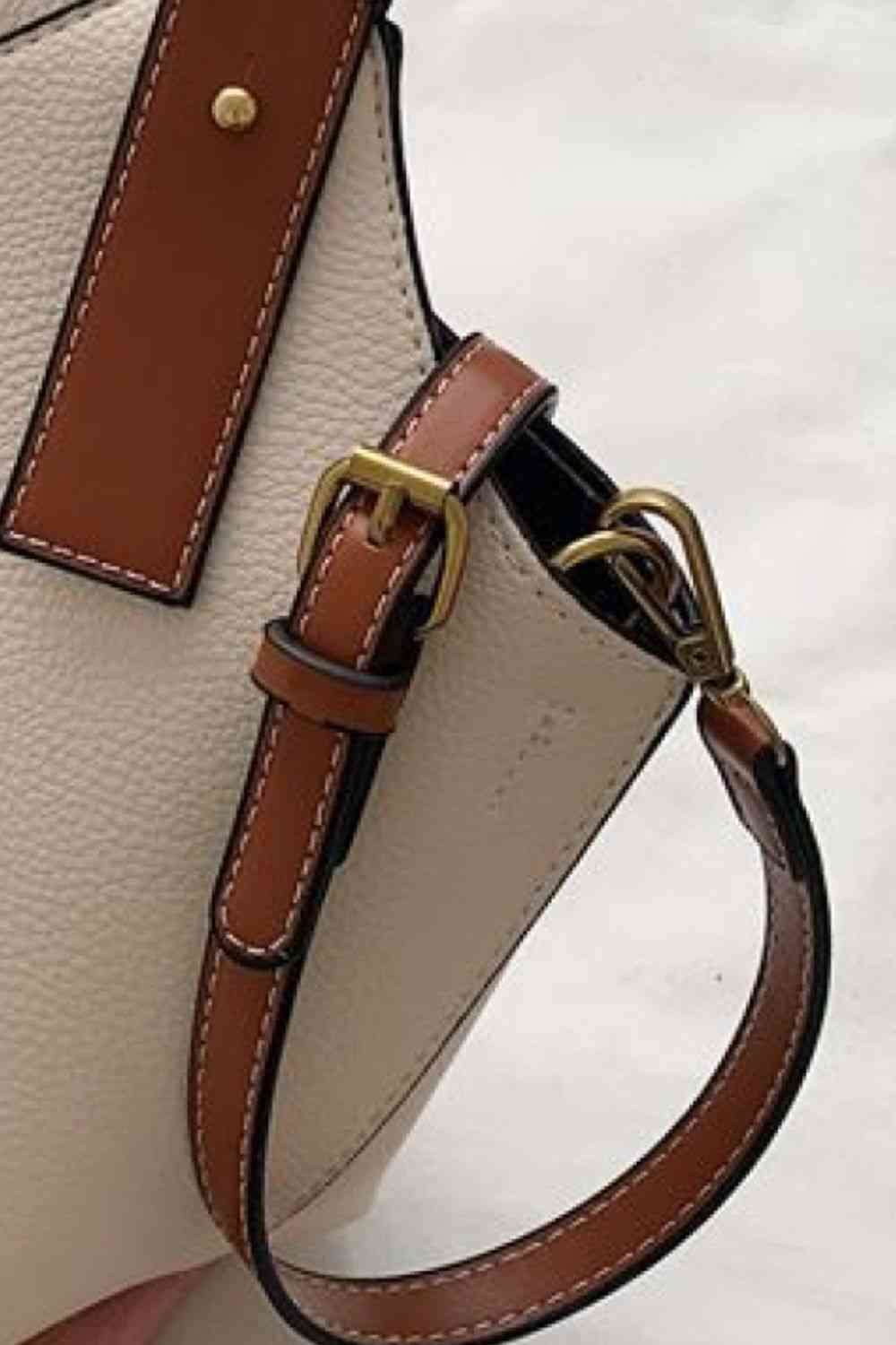 Fashion PU Leather Bucket Bag 