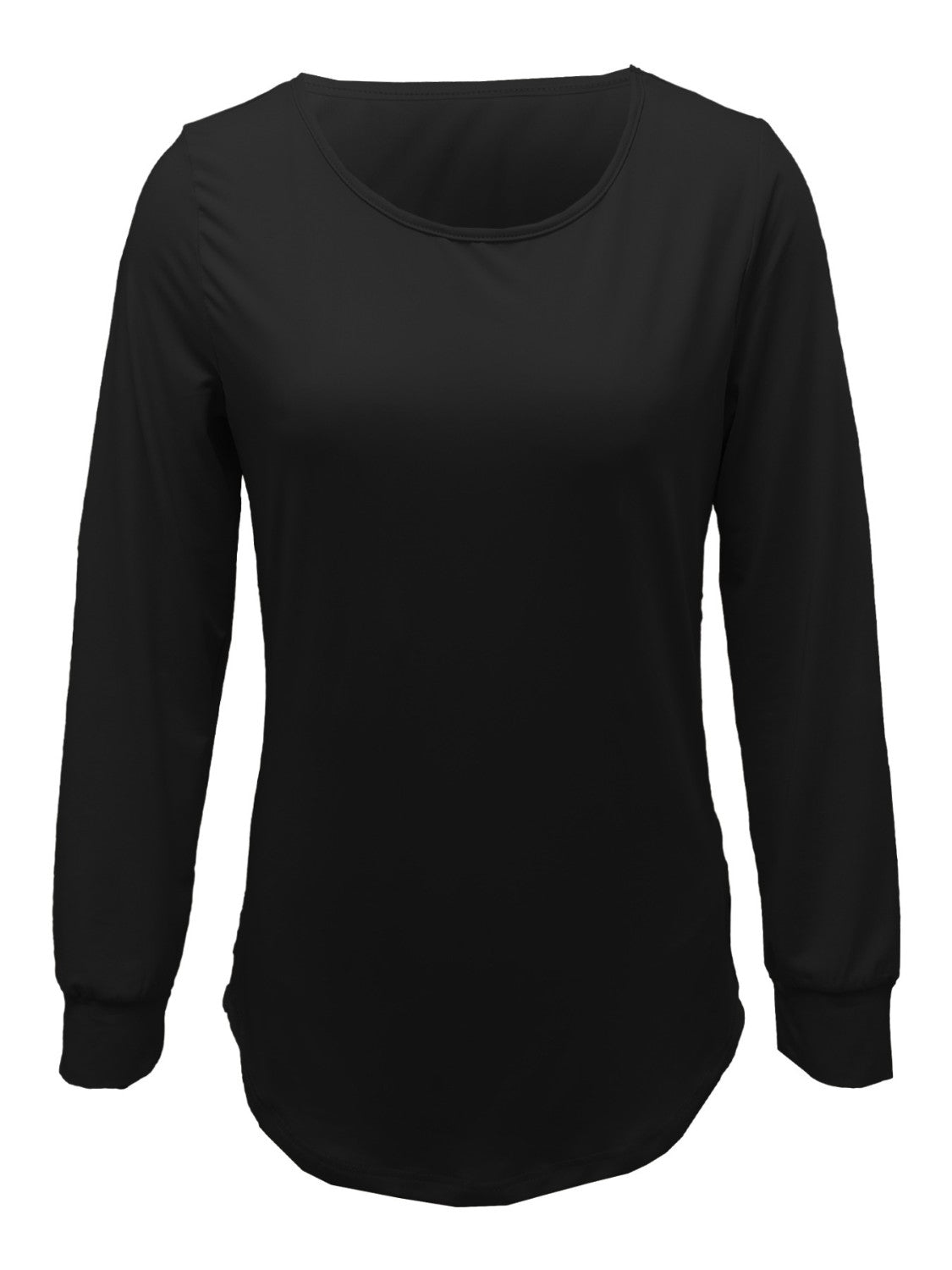 Round Neck Long Sleeve T-Shirt 