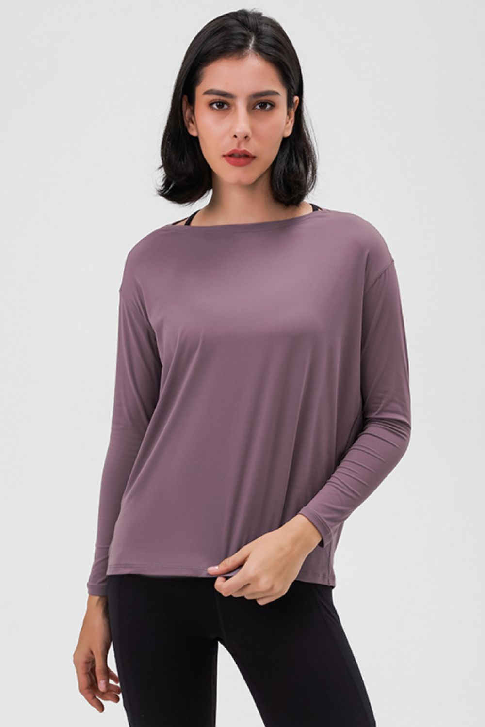 Loose Fit Active Top - Babbazon Tops