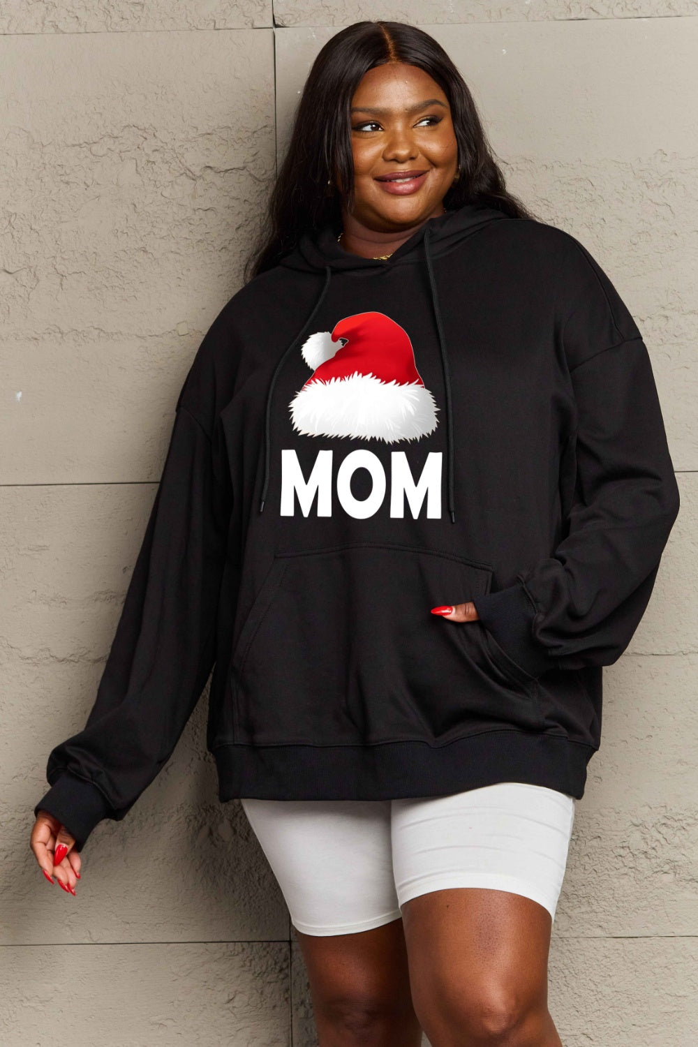 Simply Love Full Size MOM Graphic Hoodie 