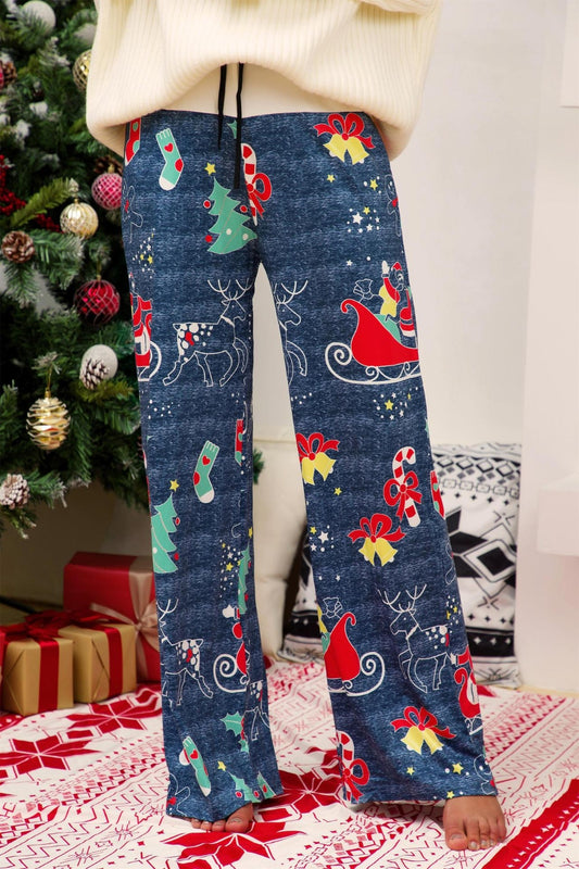 Christmas Straight Leg Pants 