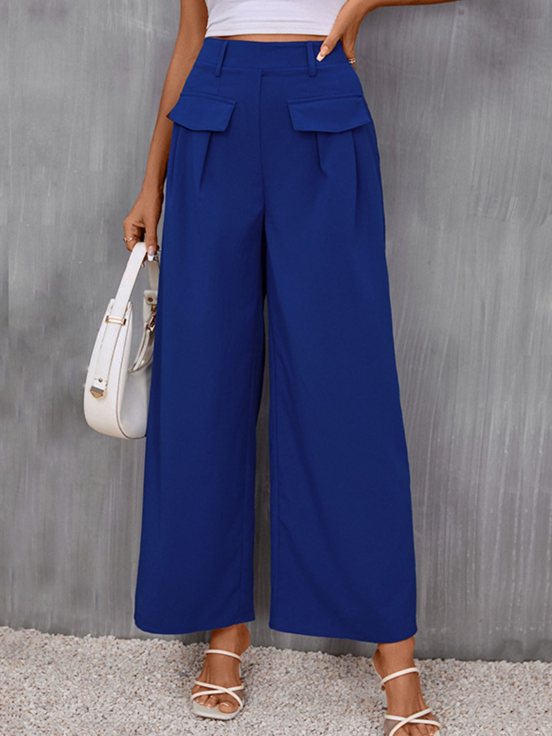 Long Wide Leg Pants 