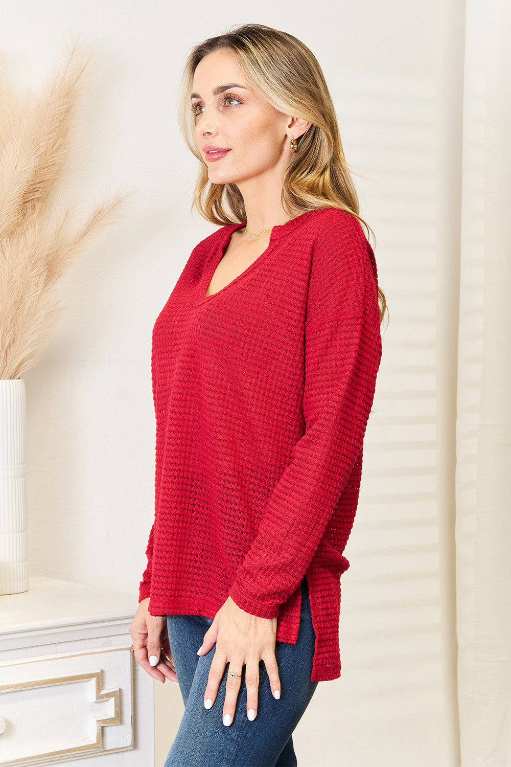 Culture Code Full Size Wide Notch Relax Top 